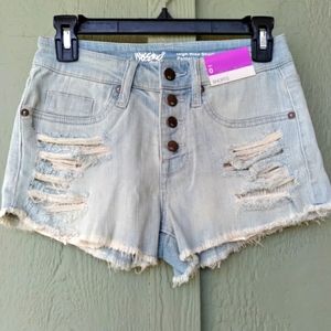 Mossimo NWT High Rise Jean Shorts Size 0